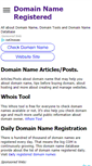 Mobile Screenshot of domain-name-registered.com